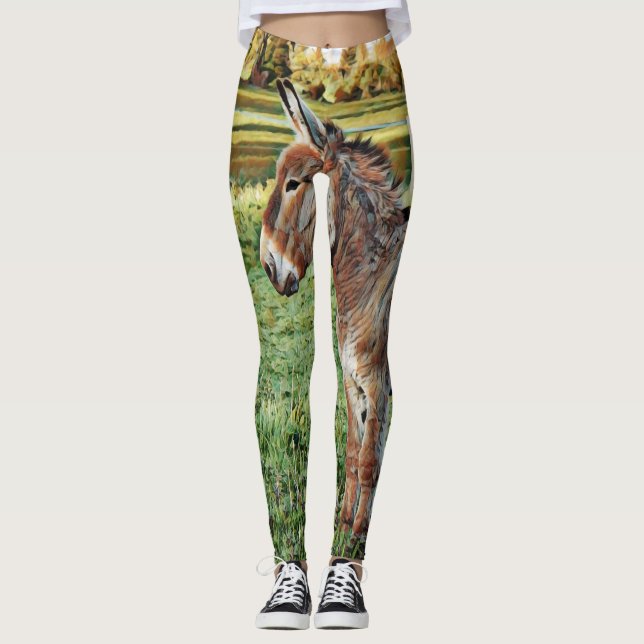 Leggings animal inteligente-burro 1 (Anverso)