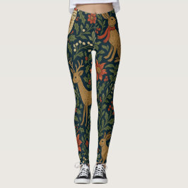 Leggings Animal y Botánico de Navidad Victoriano