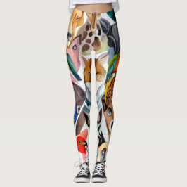 Leggings Animales asombrosos