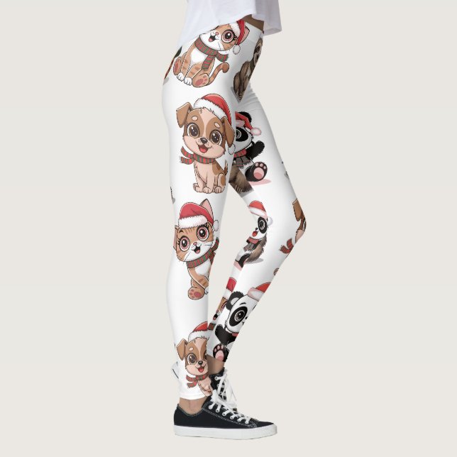 Leggings Animales cortos con gorras Navidades (Derecha)