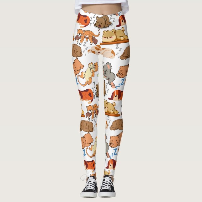 Leggings animales durmientes 1 (Anverso)