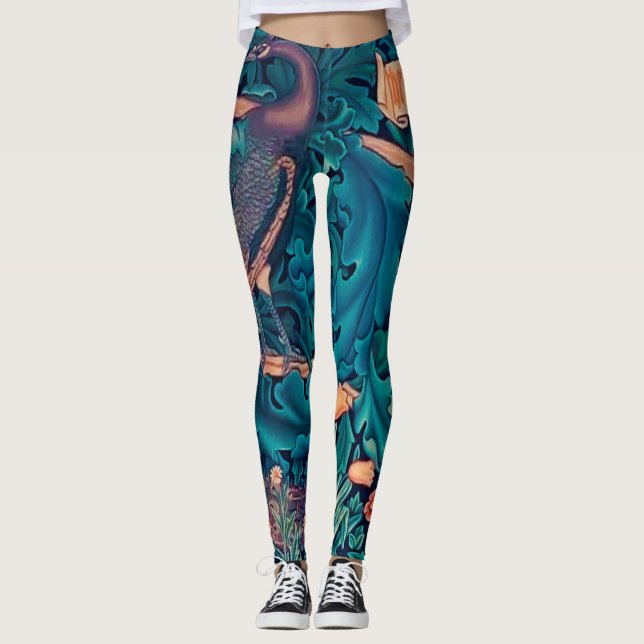 Leggings Animales en el bosque, William Morris (Anverso)