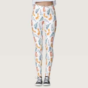Leggings Animales forestales personalizados. Lobo, oso, zor