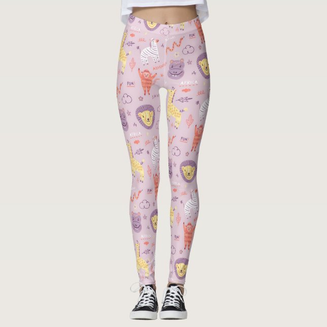 Leggings Animales Safari (Anverso)