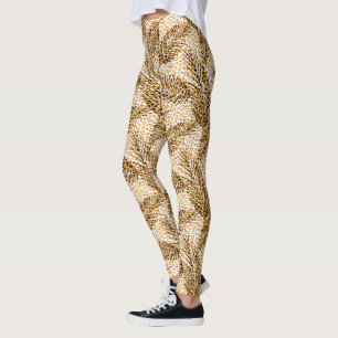 Leggings Animales salvajes y palmeras