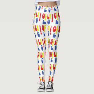 Leggings ¡Annyeong! Hi/Hello 안 녕 idioma hangul coreano