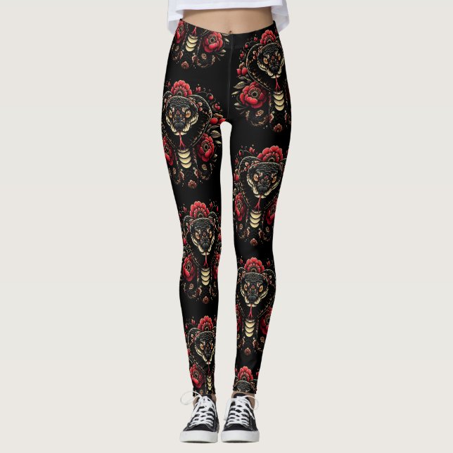Leggings Año de la serpiente 2025: Sabiduría, transformació (Anverso)