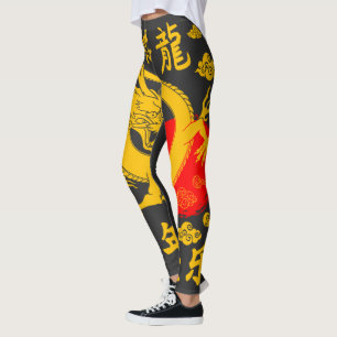 Leggings Año del Dragón 2024 Año Nuevo Chino 2024