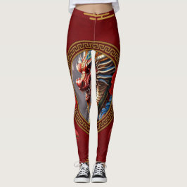 Leggings Año del nuevo dragón chino