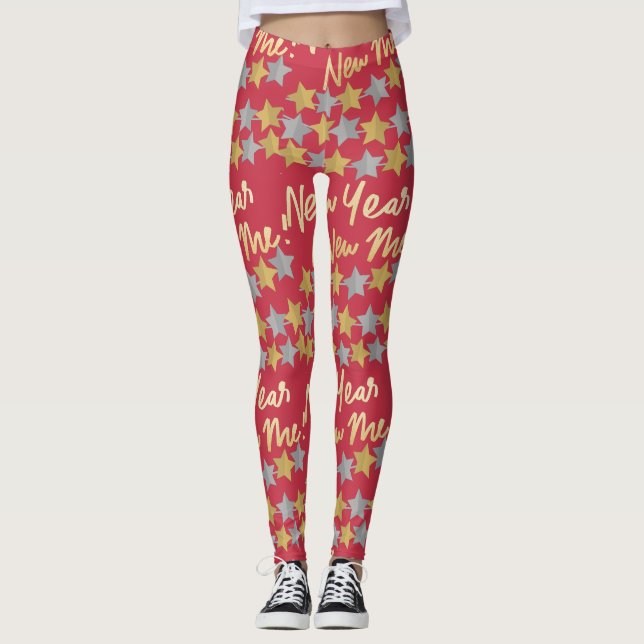 Leggings Año Nuevo, Feliz Año Nuevo 2025 (Anverso)