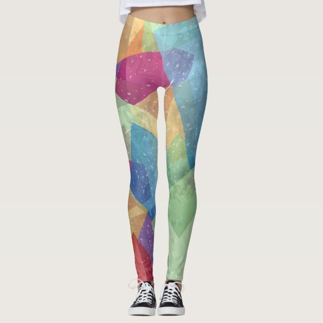 Leggings Antecedentes abstractos (Anverso)
