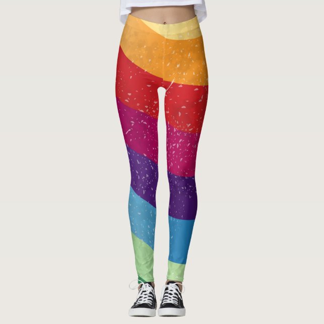 Leggings Antecedentes abstractos (Anverso)