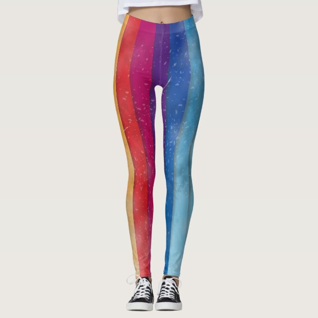 Leggings Antecedentes abstractos (Anverso)