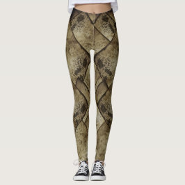 Leggings Anticuado en Brown