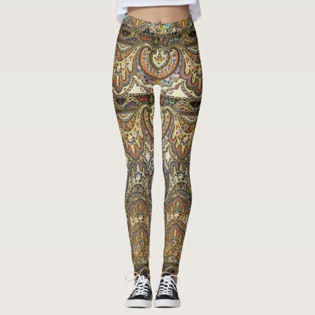 Leggings Antigüedad de la caravana de Boho (Anverso)