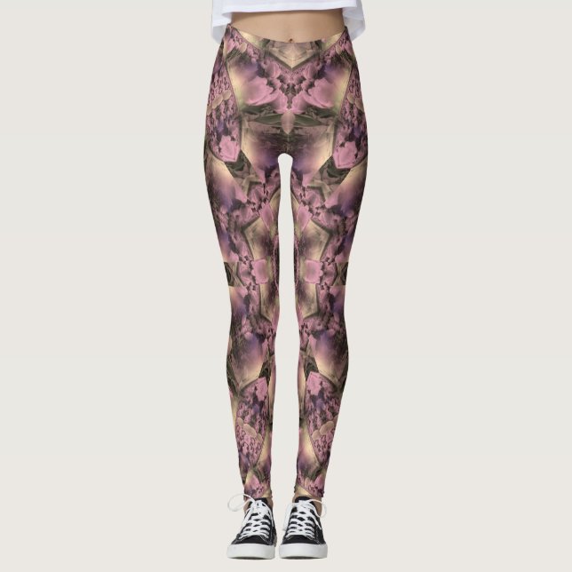 Leggings Antigüedad rosada victoriana (Anverso)