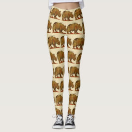 Leggings Antigüo rinoceronte durer