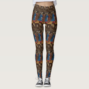 Leggings Anunciación de Van Eyck Premium Luz de Catedral