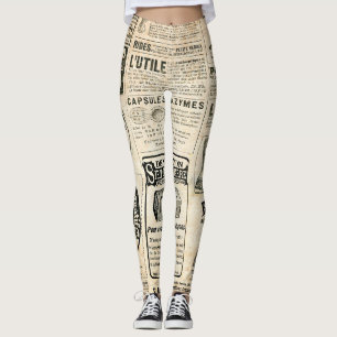 Leggings Anuncio de periódico francés de 1897