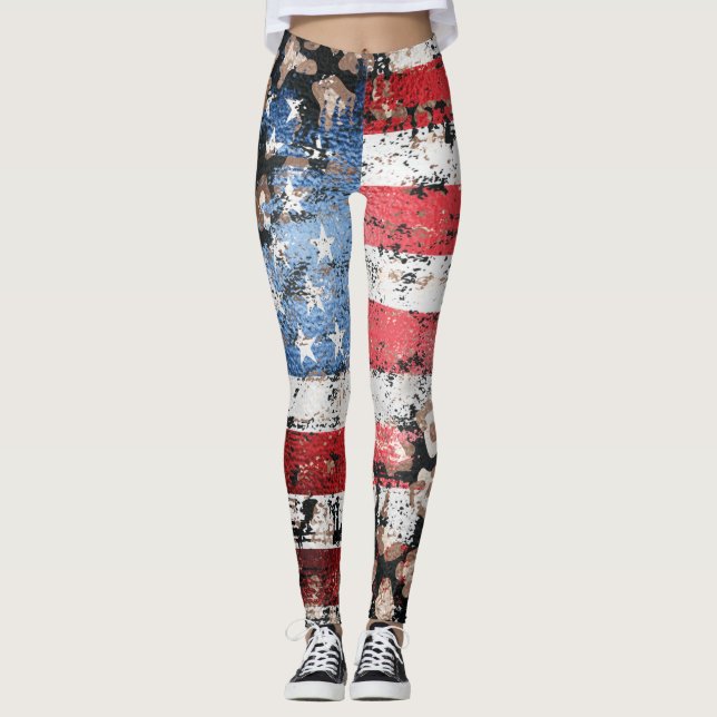 Leggings *~* AP27 Leyendas del Purpurina de leopart de la b (Anverso)