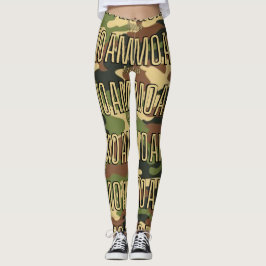 Leggings Aparato AMMO clásico del ejército de impresión de 
