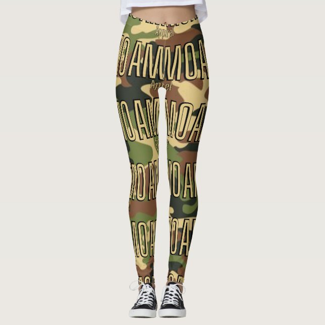 Leggings Aparato AMMO clásico del ejército de impresión de  (Anverso)