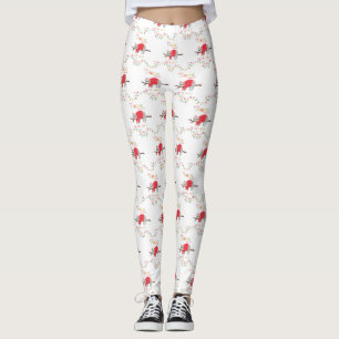 Leggings Apenas colgando alrededor de navidad de la pereza
