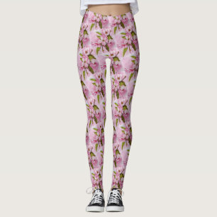 LEGGINGS APPLE ROSADO FLORECE FLORAL