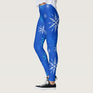 Leggings Après-esquí, polainas del diseño del copo de nieve