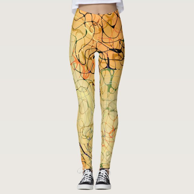 Leggings Apricot Swirl (Anverso)