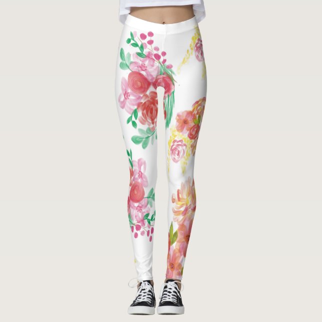 Leggings Aqua fleur (Anverso)