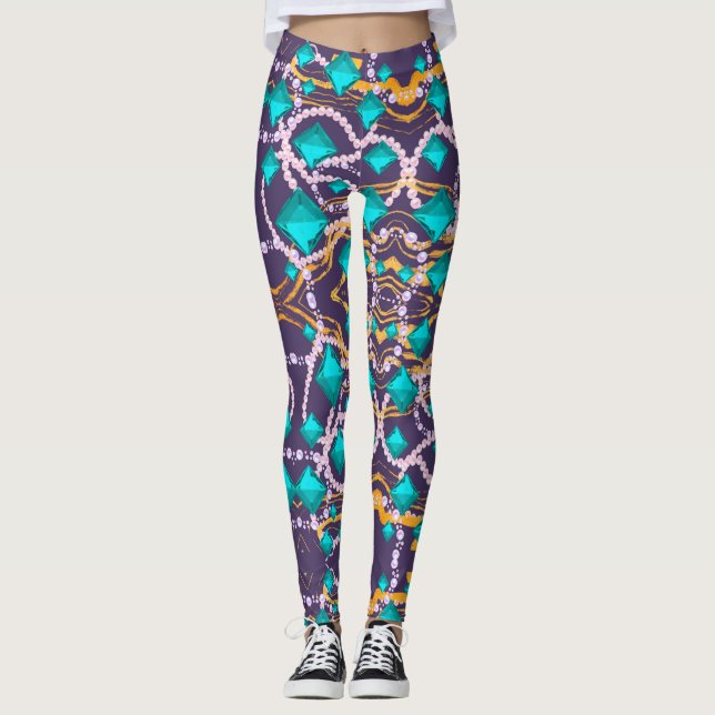 LEGGINGS AQUA GEMS (Anverso)