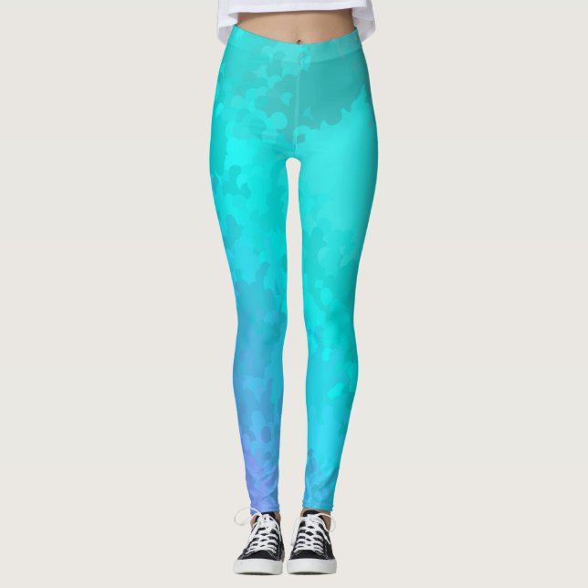 Leggings Aqua Ombre (Anverso)