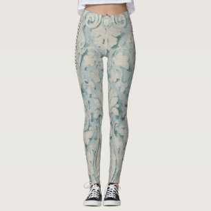Leggings Aqua Renaissance Vine
