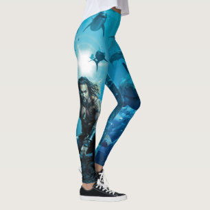 Leggings Aquaman   Prince Orin Con Animales Acuáticos