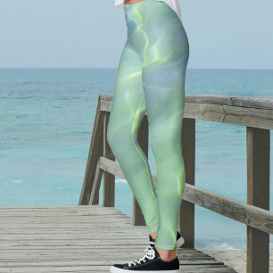 Leggings Aquamarine Tropical Agua Chic