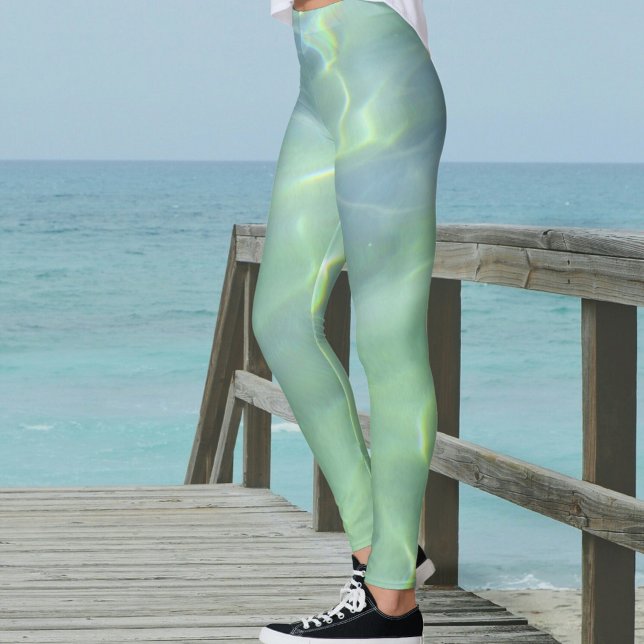 Leggings Aquamarine Tropical Agua Chic (Subido por el creador)
