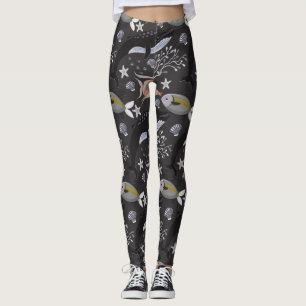 Leggings Aquatic animals pattern   ocean underwater life 20