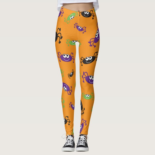 Leggings Arañas de Halloween (2) (Anverso)