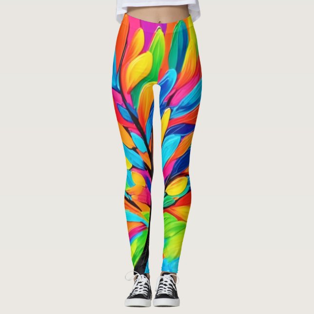Leggings Árbol Colorido de Sueños (Anverso)