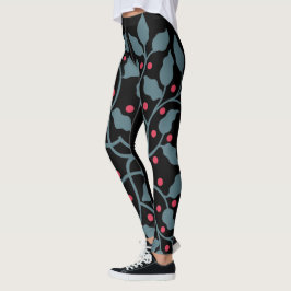 Leggings árbol de bayas de acebo