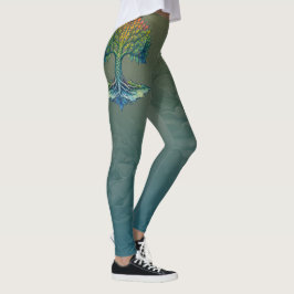 Leggings Árbol de la Vida Amanecer Cambiante