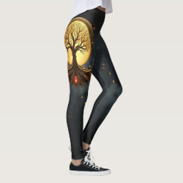 Leggings Árbol de la Vida – Iluminación a la Luz de la Luna