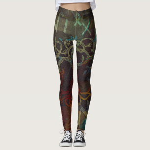 Leggings Árbol de la vida - Yggdrasil - y runas