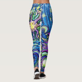Leggings Árbol de Navidad Cósmico