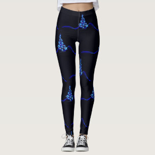 Leggings Árbol de Navidad estilizado y brillante de Slipper
