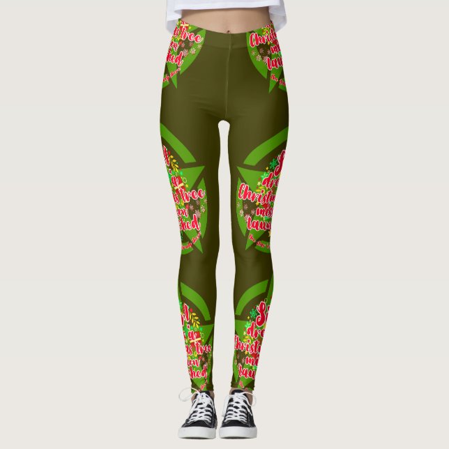 Leggings Árbol de Navidad, misión, ejército (Anverso)