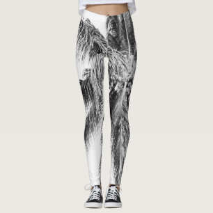 Leggings Árbol de palmas del paraíso de verano #3 #tropical