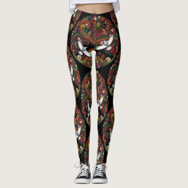 Leggings árbol de vida negro