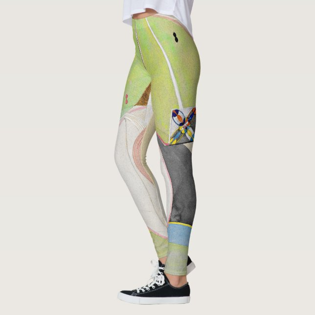 Leggings Árbol del conocimiento, No.2, 1915, por Hilma af K (Izquierda)